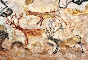 Lascaux - Three Deer Digital Art by Weston Westmoreland