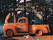 Laura's Truck Stop Painting by Blue  Sky