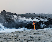 Lava Entering the Sea V Photograph by William Dickman Lava Entering the Sea V Photograph by William Dickman