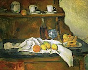 Le buffet - The sideboard, 1877/79 Canvas,56 x 81 cm. Painting by Paul Cezanne -1839-1906-