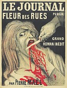 Le Journal , Fleur Des Rues Painting by S. Flanchoin Le Journal , Fleur Des Rues Painting by S. Flanchoin