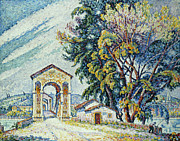 Le Pont A Bourg-saint-andeol, 1926 Painting by Paul Signac Le Pont A Bourg-saint-andeol, 1926 Painting by Paul Signac