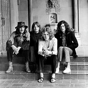 Led Zeppelin Group Portrait At Chateau Marmont Photograph by Jay Thompson