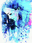 Legendary Alanis Morissette Watercolor Mixed Media by Naxart Studio