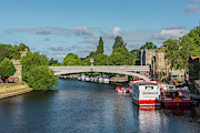 Lendal Bridge, River Ouse, York Photograph by David Ross