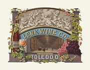 Lenk Wine Co., Lake Erie Island Wines, Toledo, O Painting by Wittemann Bros.
