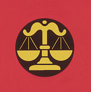 Libra Sign Drawing by CSA Images Libra Sign Drawing by CSA Images