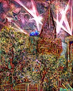 Light Show Digital Art by Angela Weddle