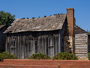 Log Cabin at the Greensboro Historical Museum Photograph by L Bosco
