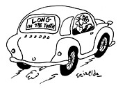Long In The Tooth Drawing by Grizelda