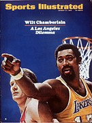 Los Angeles Lakers Wilt Chamberlain Sports Illustrated Cover Photograph by Sports Illustrated