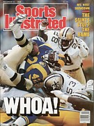 Los Angeles Rams Greg Bell... Sports Illustrated Cover Photograph by Sports Illustrated