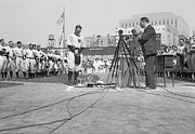 Lou Gehrig Day At Yankee Stadium Photograph by Bettmann