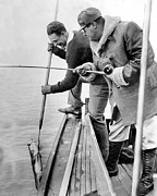 Lou Gehrig Left And Babe Ruth Bag A Photograph by New York Daily News Archive