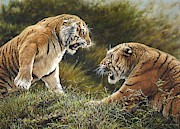 Lovers Tiff Painting by Alan M Hunt