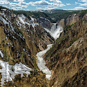 Lower Falls in Yellowstone Photograph by Scott Read