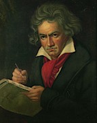 Ludwig van Beethoven -1770-1827-. Oil on canvas -1819-. Painting by Joseph Karl Stieler Ludwig van Beethoven -1770-1827-. Oil on canvas -1819-. Painting by Joseph Karl Stieler