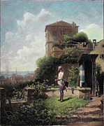 Lug Ins Land Painting by Carl Spitzweg