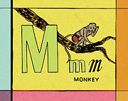 M is for Monkey Drawing by CSA Images M is for Monkey Drawing by CSA Images