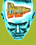 Machine Head Man Drawing by CSA Images Machine Head Man Drawing by CSA Images