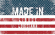 Made in Libuse, Louisiana #Libuse Digital Art by TintoDesigns