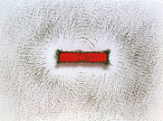 Magnetic Field Of A Bar Magnet Photograph by Science Photo Library