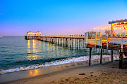 Malibu Pier night Photograph by Benny Marty Malibu Pier night Photograph by Benny Marty