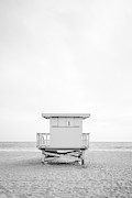 Malibu Zuma Beach Lifeguard Tower #1 Black and White Photo Photograph by Paul Velgos Malibu Zuma Beach Lifeguard Tower #1 Black and White Photo Photograph by Paul Velgos