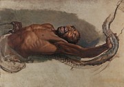 Man Struggling With A Boa Constrictor, Study For the Painting by James Ward Man Struggling With A Boa Constrictor, Study For the Painting by James Ward