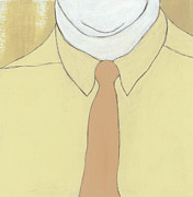 Man Wearing a Necktie Drawing by CSA Images Man Wearing a Necktie Drawing by CSA Images