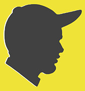 Man Wearing Baseball Hat Silhouette Drawing by CSA Images
