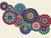 Mandalas on Ivory Painting by Beth Ann Scott Mandalas on Ivory Painting by Beth Ann Scott