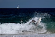 Manly Beach Surfer Photograph by Sarah Lilja Manly Beach Surfer Photograph by Sarah Lilja