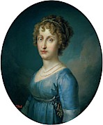 'Maria Antonia of Bourbon, Infanta of Naples, Princess of Asturias', ca. ... Painting by Vicente Lopez Portana -1772-1850-