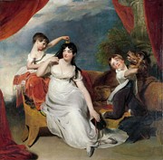 Maria Mathilda Bingham With Two Of Her Children Painting by Sir Thomas Lawrence Maria Mathilda Bingham With Two Of Her Children Painting by Sir Thomas Lawrence