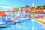 Marina in Cannes Photograph by Becqi Sherman Marina in Cannes Photograph by Becqi Sherman