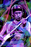Mark Knopfler Stratocaster Painting by David Lloyd Glover