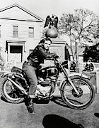 MARLON BRANDO in THE WILD ONE -1953-. Photograph by Album