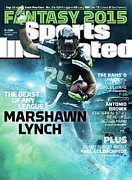 Marshawn Lynch 2015 Nfl Fantasy Football Preview Issue Sports Illustrated Cover Photograph by Sports Illustrated