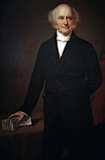 Martin Van Buren -1782-1862-. Portrait -1864- by George Peter Alexander Healy -1813-1894-. Painting by Album