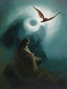 Martyr And Crucified, Son Helios Painting by Karl Wilhelm Diefenbach Martyr And Crucified, Son Helios Painting by Karl Wilhelm Diefenbach