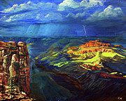 Mather Point Storm  Painting by Chance Kafka