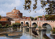 Mausoleo Adriano Painting by Guido Borelli Mausoleo Adriano Painting by Guido Borelli