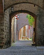 Medieval City in Rhodes Photograph by M Kathleen Warren Medieval City in Rhodes Photograph by M Kathleen Warren
