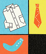 Men's clothing Drawing by CSA Images Men's clothing Drawing by CSA Images