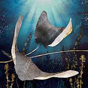 Metallic Stingray Digital Art by Spacefrog Designs