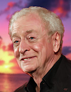 Michael Caine Drawing by Greg Joens Michael Caine Drawing by Greg Joens
