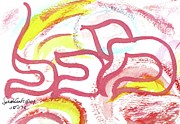 MICHAL nf24-133 Painting by Hebrewletters SL MICHAL nf24-133 Painting by Hebrewletters SL