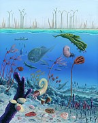 Middle Devonian Life Photograph by Science Photo Library