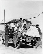 Migrant Family With Their Belongings On A Truck, San Joaquin Valley, California,1935 Photograph by Dorothea Lange